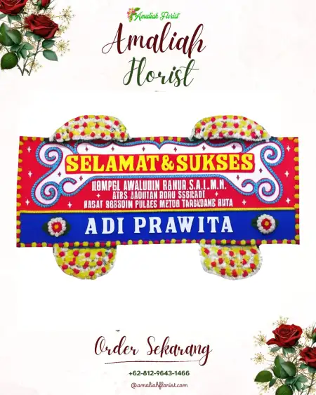 Papan Bunga Ucapan Selamat BONE BOLANGO